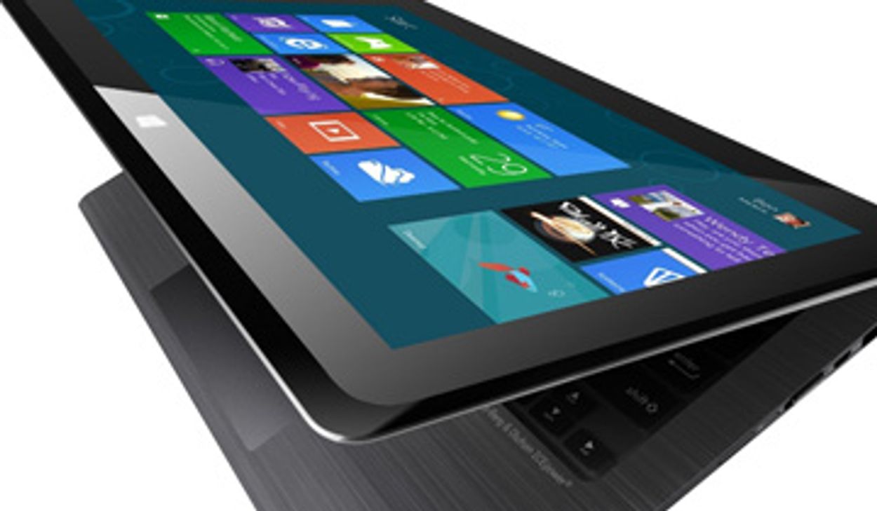 Afbeelding van Asus toont laptop met dubbelzijdig scherm
