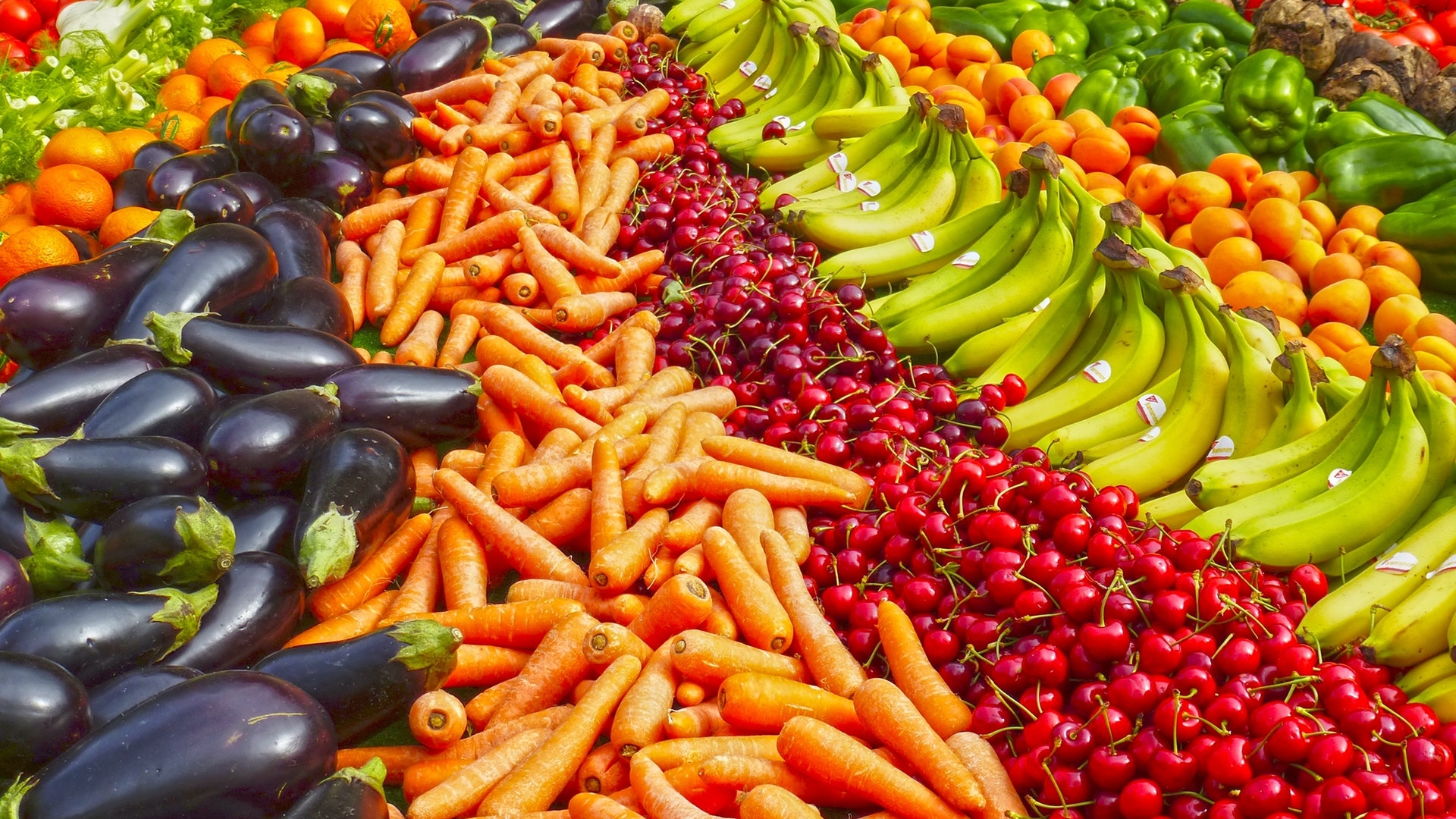 Supermarkt groente fruit