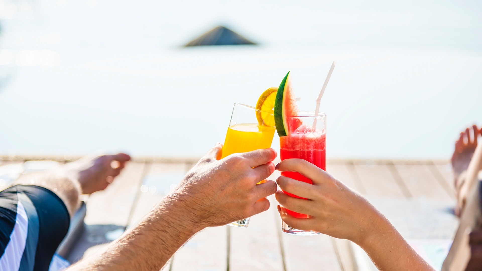 Vakantie drinken cocktails