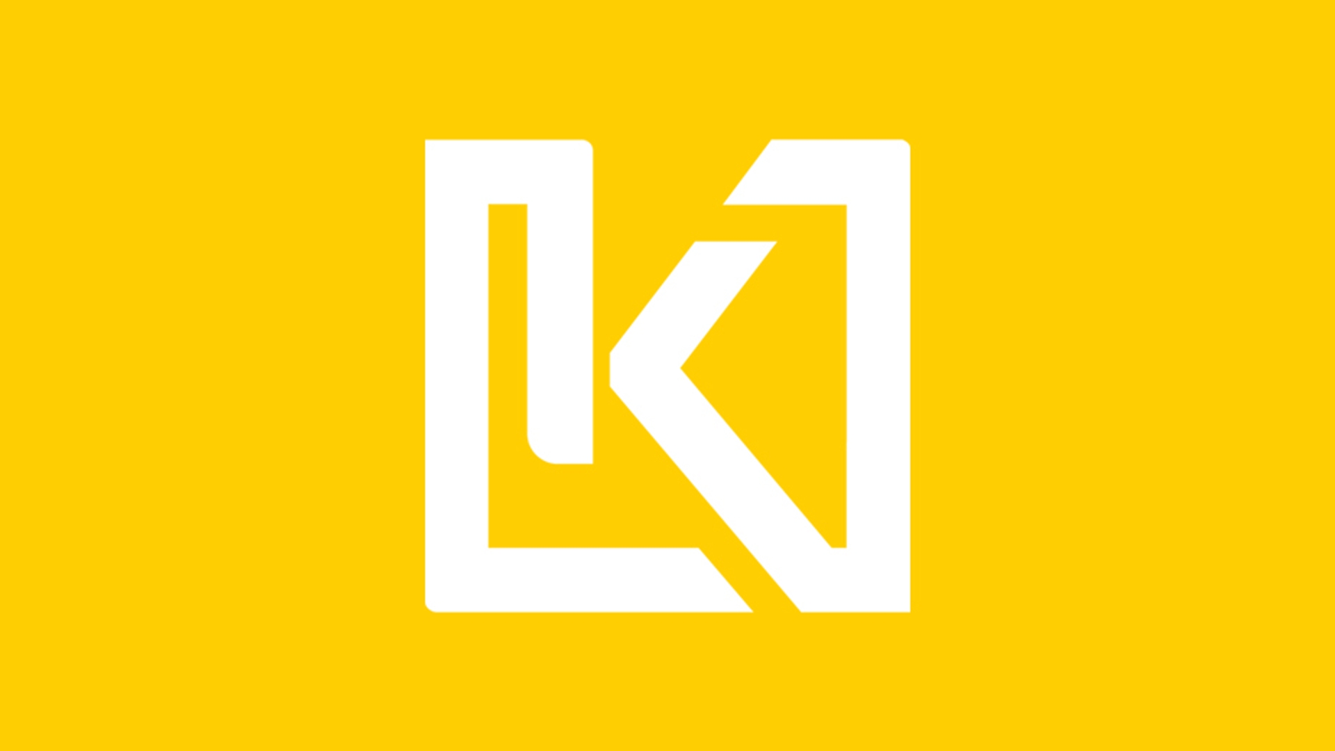 kassa logo op geel