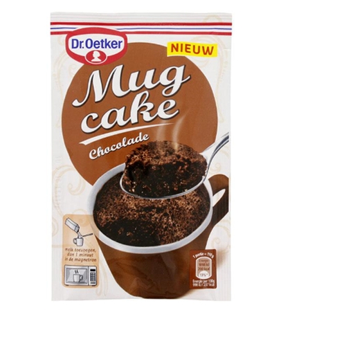 Mogelijk salmonella in Dr. Oetker bakmix Mug Cake Chocolade