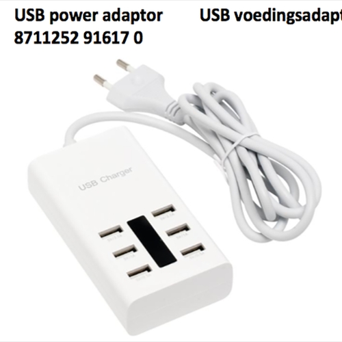 Terugroepactie: A.I.&E. USB power adapter