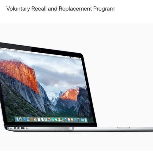 Afbeelding van Apple roept MacBooks terug vanwege oververhitting batterij
