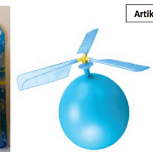 NVWA: Belangrijke veiligheidswaarschuwing ballon helikopter Wibra