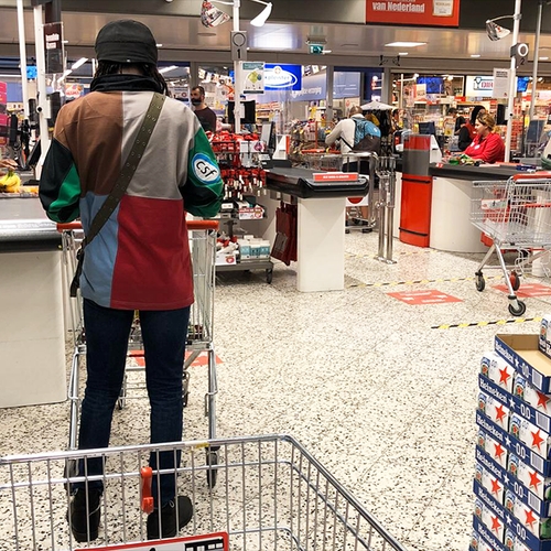 Coronamaatregelen in supermarkt aan de laars gelapt