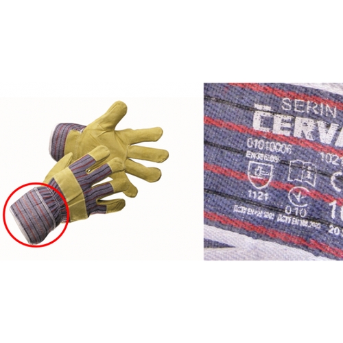 Productwaarschuwing:  NVWA waarschuwt  werderom voor Cerva werkhandschoenen type Serin