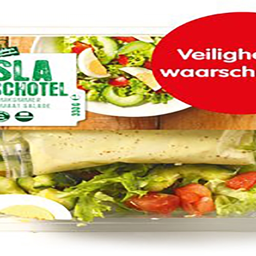 Productwaarschuwing: slaschotel tomaat/komkommer EMTÉ en Jan Linders bevat selderij