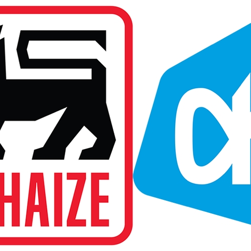 Ook logo's Ahold en Delhaize smelten samen