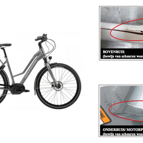 Veiligheidswaarschuwing Cannondale Mavaro E-Bike