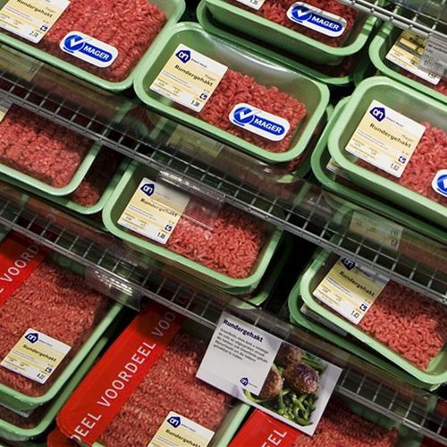 Afbeelding van Supermarkten verkopen mager gehakt met veel vet