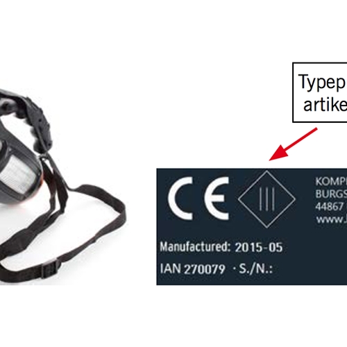 Veiligheidswaarschuwing Lidl: LIVARNO Lux accu-handschijnwerper LAH 55 A2