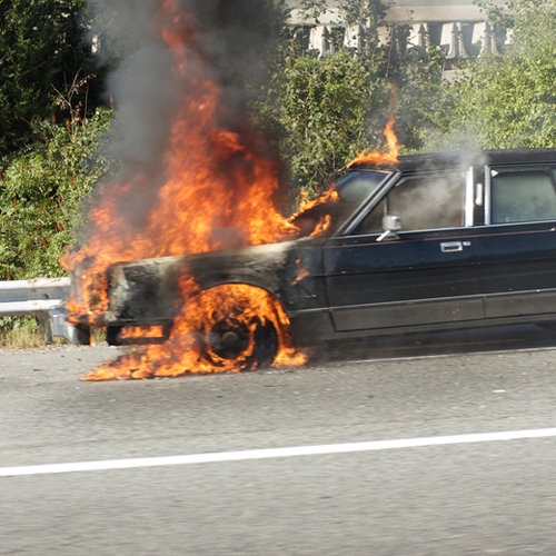 Sterke stijging in aantal autobranden